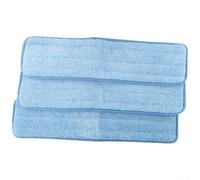 Lot de 3 serpillères en microfibre de 45,7 cm pour sols en bois dur et stratifié, réutilisables, lavables avec une forte absorption, utilisation commerciale