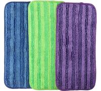 Lot de 3 serpillères en Microfibre réutilisables pour Swiffer WetJet Mop, Recharge Lavable en Machine jusqu'à 100 Fois