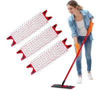 Lot de 3 serpillières compatibles avec Vileda Ultramat Easy Wring | Serpillière facile à fixer, balai à poussière pour enlever les taches sales, nettoyer le sol