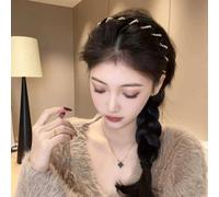 Lot de 3 serre-têtes élégants en perles avec dents pour femmes et filles, pour plage, mariage, rendez-vous, fête, travail, dîner, école