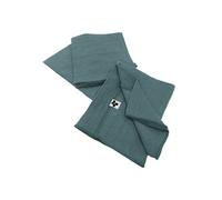 Lot de 3 Serviettes 40x40cm Gaze de Coton Canard - OUREA - ALTOBUY Bleu