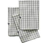 Lot de 3 Serviettes 40x40cm Gaze de Coton Vichy Coloris Eucalyptus - JOEL - ALTOBUY Vert