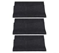 Lot de 3 serviettes de nettoyage en microfibre sans traces pour lavage de voiture, cuisinières, carrelage, tables basses - 30 x 30 cm - Gris
