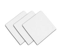 Soleil d'ocre, Panama Lot de 3 Serviettes en Coton, Blanc, 45x45 cm