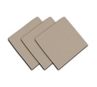 Lot de 3 serviettes en coton 45x45 cm PANAMA écru, par Soleil d'Ocre