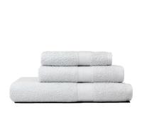 LOT DE 3 SERVIETTES ÉPONGE EN COTON COULEUR PERLE TEDDY