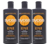 Syoss Shampoing Repair Cheveux Secs Et Abîmés 440ml