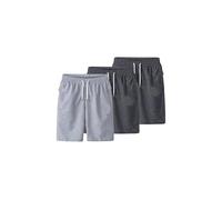 Lot De 3 Short Homme D'Été Short Cargo Taille Élastique Pantalon Court Été Cordon De Serrage Bermuda De Travail Couleur Unie Shorts Et Bermudas Sport Fitness Loisirs Jogging