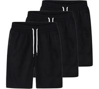 Lot de 3 Short Homme D'été Short Cargo Taille Élastique Pantalon Court Été Coton Blend Cordon de Serrage Bermuda de Travail Couleur Unie Shorts et Bermudas Sport Loisirs Jogging Sport Fitness
