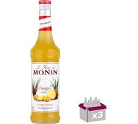 Lot de 3 Sirop Monin - Ananas - 70cL