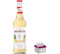 Lot de 3 Sirop Monin - Banane jaune - 70cL