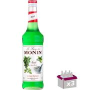 Lot de 3 Sirop Monin - Basilic - 70cL