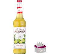 Lot de 3 Sirop Monin - Citron vert - 70cL