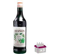 Lot de 3 Sirop Monin - Menthe 1L