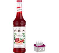 Lot de 3 Sirop Monin - Orange sanguine - 70cL