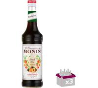 Lot de 3 Sirop Monin - Thé pêche - 70cL