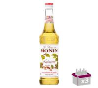 Lot de 3 Sirop - Noisette - 70cL