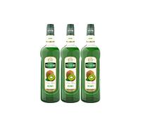 Lot de 3 sirops de Kiwi Mathieu Teisseire, cocktails, mocktails, smoothies, punchs aux fruits, sodas et limonades, 3 bouteilles de 1L