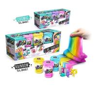 Lot de 3 Slime Shakers Modèle aléatoire Cosmic ou Rainbow - Crée tes propres slimes ! Canal Toys