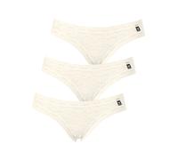 Lot de 3 Slip Femme Lisa like it 6005 50 0 0 S-L Blanc, Ivoire, Noir