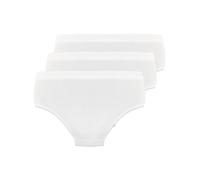 Lot de 3 Slip Femme Poesie Pompadour 7760-7761-020 40-50 Blanc ou Noir