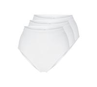 Lot de 3 Slip maxi Femme Poesie Pompadour 40-52 Blanc ou Noir