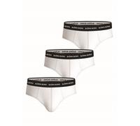 Lot de 3 slips Björn Borg en coton stretch, blancs