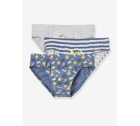 Lot de 3 slips garçon Pokemon gris 5A