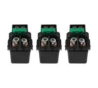 Lot de 3 solénoïdes de relais de démarreur pour Honda CB750SC CB900 CBF500 CBF600 35850-MT4-000 35850-MR5-007 35850-MR5-000