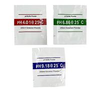 Lot de 3 solutions tampons en poudre pour étalonnage précis et facile - Marque-pages pour livres et queues de livres