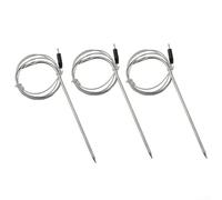 Lot de 3 sondes de rechange résistantes aux hautes températures pour barbecue avec connecteur DC2 5
