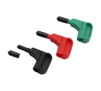Lot de 3 sondes magnétiques pour multimètre, avec embouts banane de 4 mm, bornes à tête magnétique, pour mesurer des champs, rouge, noir, vert, accessoires pièces