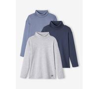 VERTBAUDET Lot de 3 sous-Pulls garçon. LOT Gris Clair Chine 2A