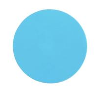 Lot de 3 sous-verres colorés en silicone 9, cm, isolation thermique, tapis for tasse à thé, antidérapant, support for verre café, vaisselle, coussin isolant pour Friteuse(Sky blue)