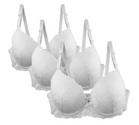 Lot de 3 Soutien-Gorge Dentelle Femme 2026 Lingerie De Sport Elégant D'entraînement sans Fil pour Le Sport Quotidien 2026 Soutien Gorge Brassière Grande Poitrine Élastique Bra Soutien Gorge