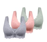 Lot de 3 soutiens-gorge pour femme sans armatures, soutiens-gorge de sport pour femme, coutures de soutien-gorge fin d'été, glace confort, haut de sport, femme, soutien-gorge dos confortable et doux