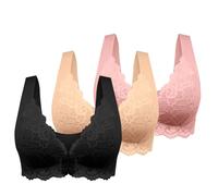 Lot de 3 soutiens-gorge pour femme sans armatures, soutiens-gorge de sport pour femme, coutures de soutien-gorge fin d'été, glace confort, haut de sport, femme, soutien-gorge dos confortable et doux