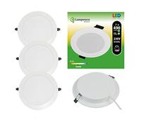 Lot de 3 Spot Encastrable LED Downlight Panel Extra-Plat 7W Blanc Neutre 4200-4500K