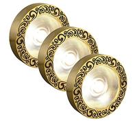 Lot de 3 Spots cylindriques en saillie 5 W/7 W/12 W, plafonnier Tout cuivre pour Salon, Couloir, Cuisine, Salle à Manger, Hall d'entrée, Installation Simple et sans Scintillement, 12 W - 3 000 K