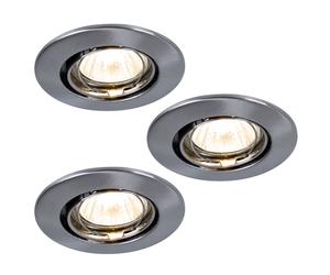 Lot de 3 spots encastrables ronds Éclairage Spot Lampes Paulmann 993.57