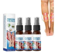 Lot de 3 sprays de traitement des varices pour la guérison des varices pour améliorer la circulation sanguine pour Mult PORTE SAVON