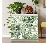 Lot de 3 Stickers Adhésif pour Meuble IKEA MALM - Modèle Vegetal