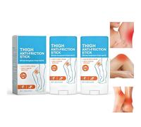 Lot de 3 Sticks Anti-friction pour la Poitrine, Crème Anti-irritations, Baume Apaisant et Non Gras, Soulage Les Frottements Cutanés À L'intérieur des Cuisses, Sur Les Parties Intimes et -bras