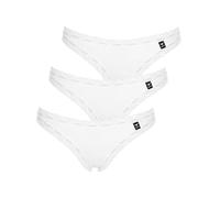 Lot de 3 String Femme Olivia like it 6006 102 0 0 S-XL Blanc, Noir, Nude