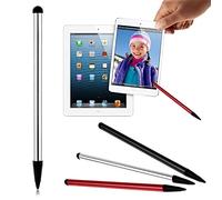 Lot de 3 stylets capacitifs et résistifs universels haute sensibilité et précision pour écran tactile, stylet 2 en 1 pour iPhone, iPad, Samsung, tablette, téléphone, PC et autres
