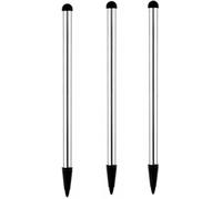 Lot de 3 stylets de haute précision pour tous les appareils à écran tactile universel, stylet à pointe fine pour téléphone/iPad/Samsung/Android/tablette et autres écrans tactiles (argent)