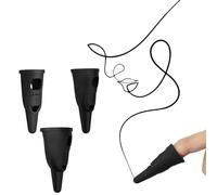 Lot de 3 stylets pour écran tactile en silicone haute précision et sensibilité pour iPad/iPhone/téléphones portables et tablettes Android, tous les écrans tactiles (pour femmes et enfants)