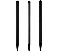 Lot de 3 stylets universels noirs pour écran tactile de téléphone et tablette Android iPhone iPad