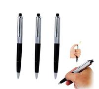 Lot de 3 stylos à choc électrique amusant pour un ami - Gadget pour surprise du jour du fou, gags et blagues pratiques, fournitures de bureau