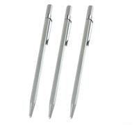 Lot de 3 stylos à pointe en carbure d'acier allié pour un marquage précis sur le verre, l'acier inoxydable, l'acier trempé, le métal, le plastique et les surfaces en bois